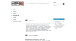 Desktop Screenshot of alliedtesting.com
